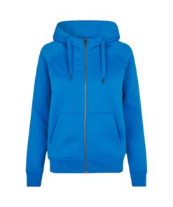 CORE hoodie zip ID IDENTITY Azur med lynlås
