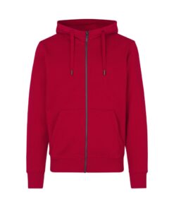 CORE hoodie zip ID IDENTITY Rød med lynlås