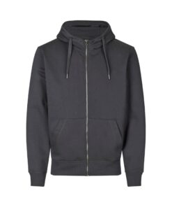 CORE hoodie zip ID IDENTITY Koks Grå med lynlås