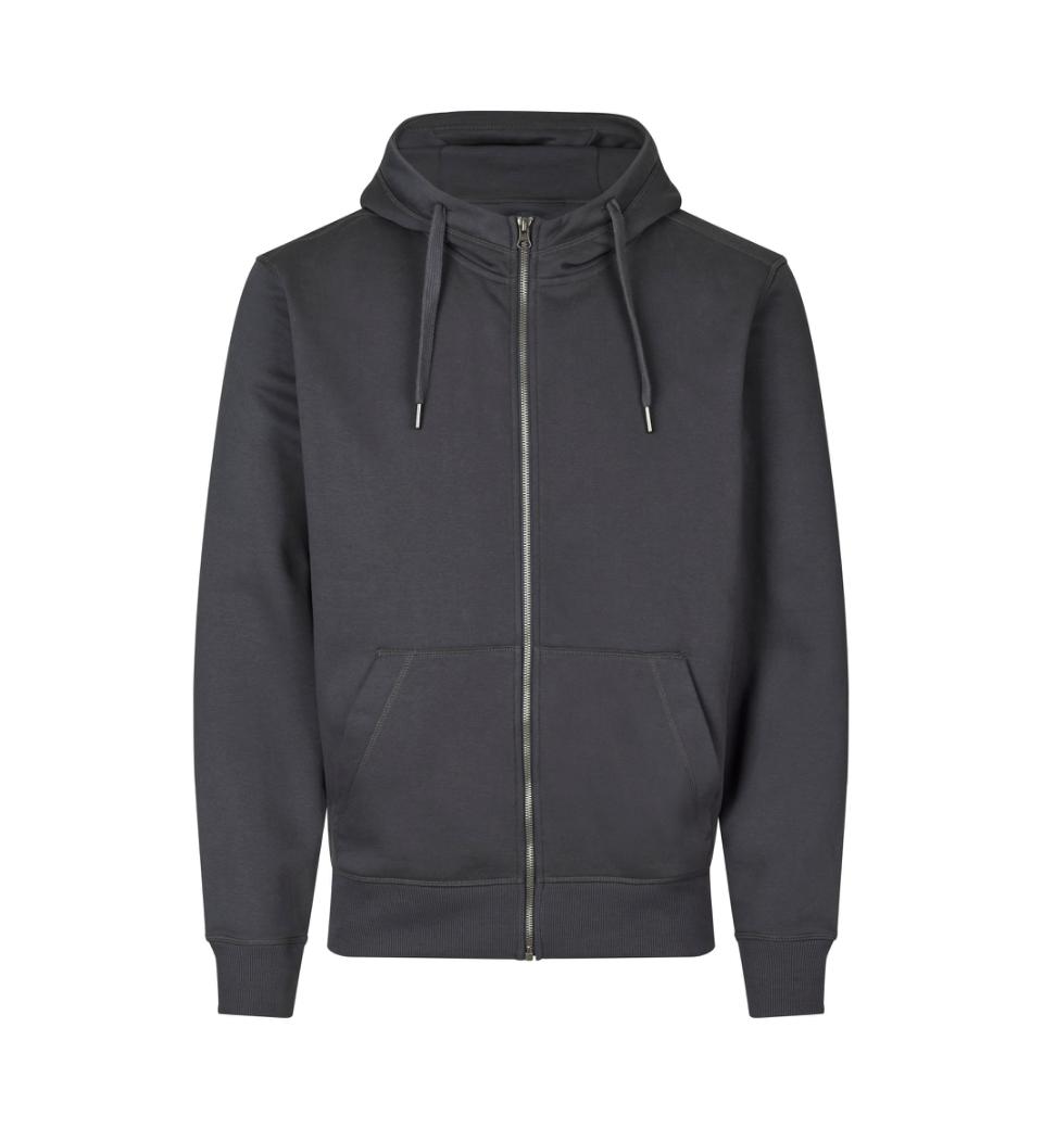 CORE hoodie zip ID IDENTITY Koks Grå med lynlås