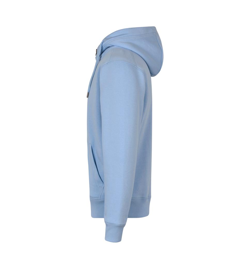 CORE hoodie zip ID IDENTITY Lys Blå med lynlås - Billede 3