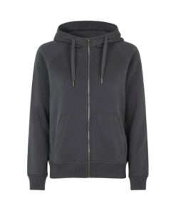 CORE hoodie zip ID IDENTITY Koks Grå med lynlås