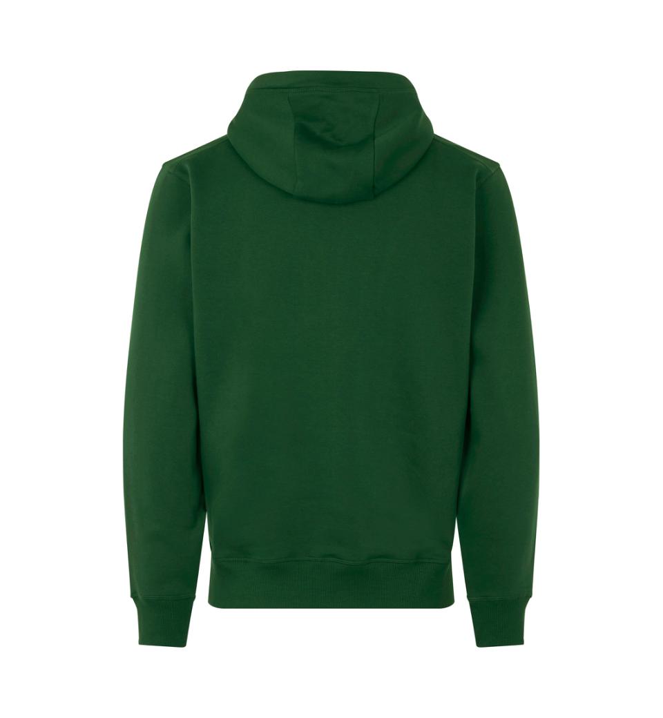 CORE hoodie zip ID IDENTITY Flaskegrøn med lynlås - Billede 2