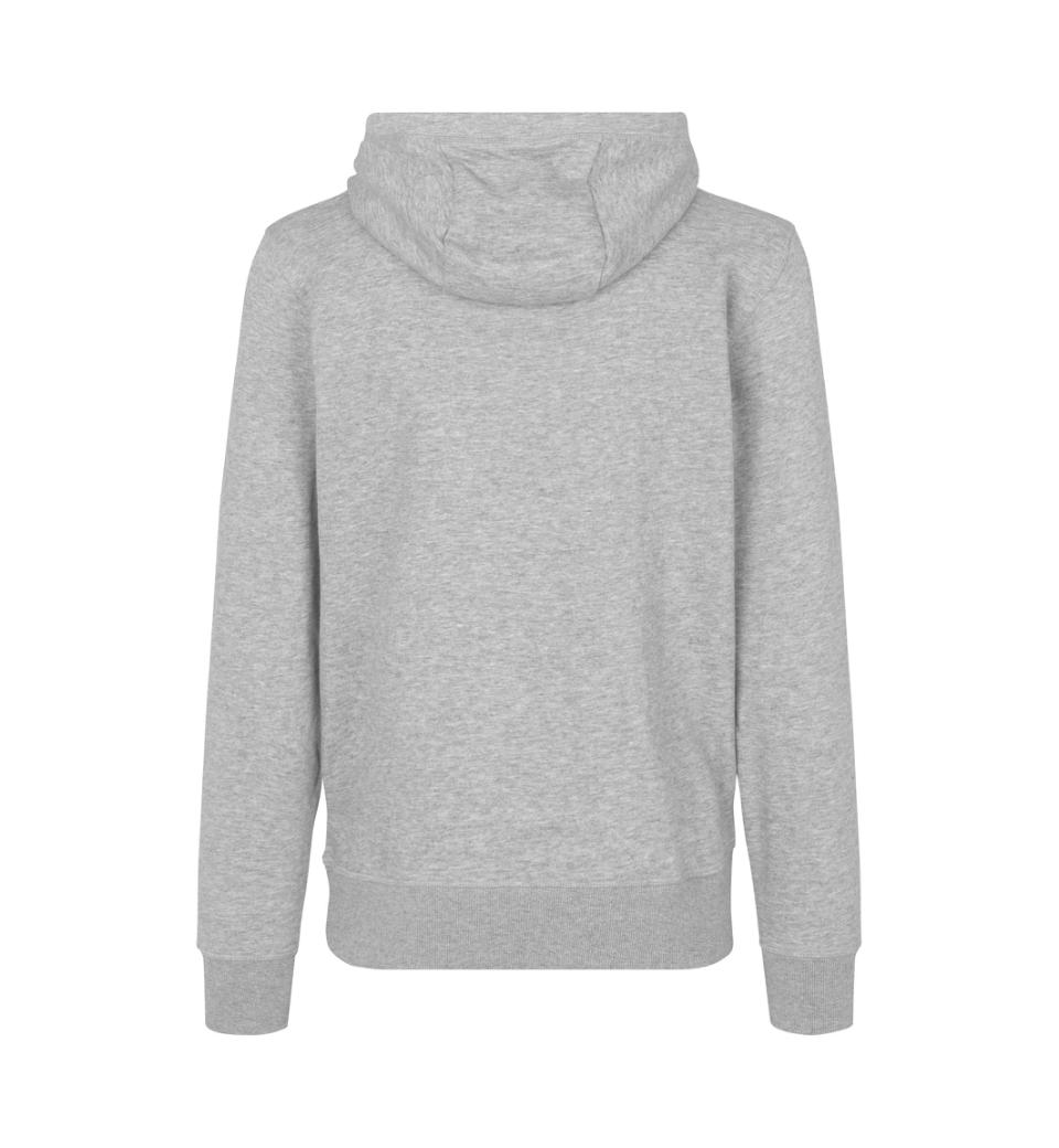 CORE hoodie zip ID IDENTITY Grå Melange med lynlås - Billede 2