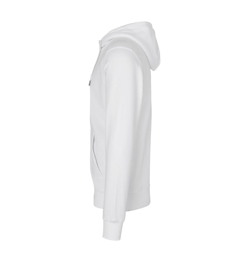 CORE hoodie zip ID IDENTITY Hvid med lynlås - Billede 3