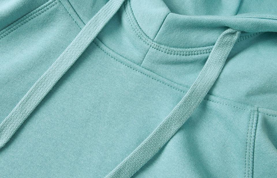CORE hoodie ID IDENTITY Støvet Aqua - Billede 4